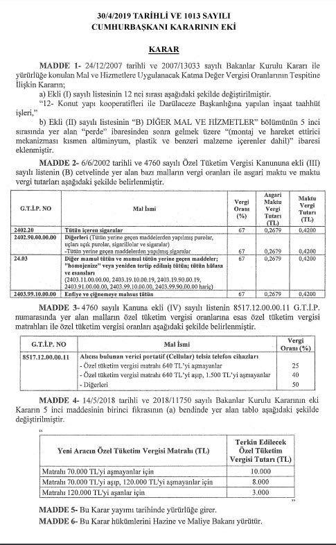 Cep telefonu ÖTV oranı iki katına çıktı!