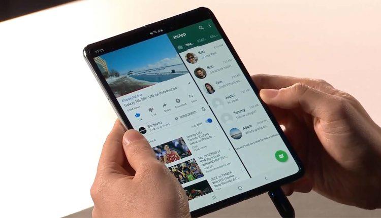 Galaxy F adıyla da tanınan katlanabilir telefon Galaxy Fold